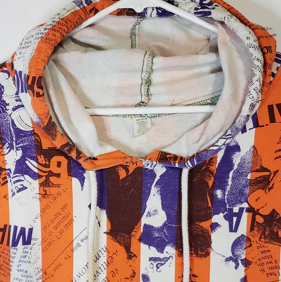 Lebon Vintage Cotton Men's Hoodie Sweatshirt Size L - Picture 3 of 7